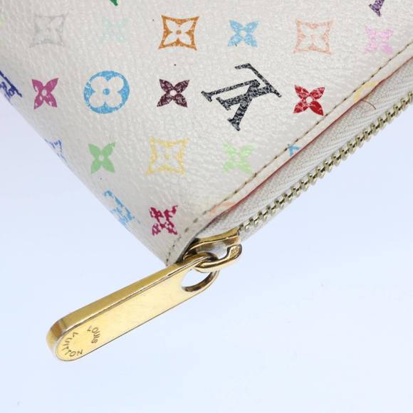 LOUIS VUITTON Monogram Multicolor Zippy Wallet White M60241 LV Auth yk9942 - Picture 16 of 16
